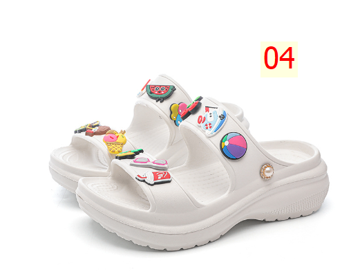24HA226.32 - DÉP NỮ ĐẾ DÀY SIÊU NHẸ KÈM STICKER