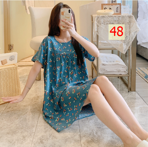 24HA226.25 - VÁY NGỦ LANH LỤA CHO NỮ