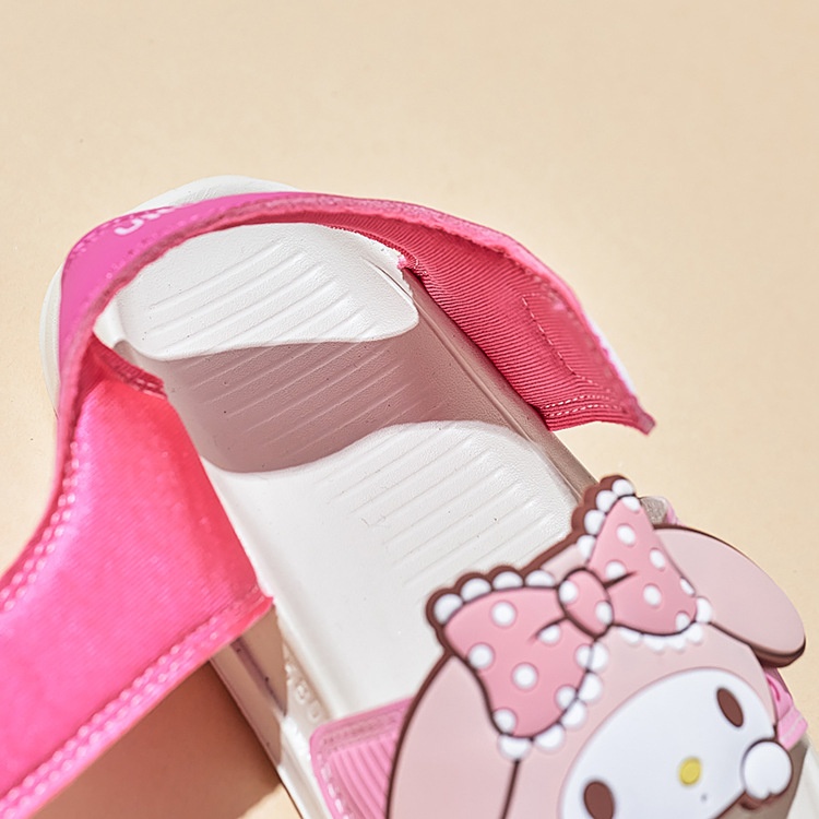 24HA236.28 - SANDAL SIÊU NHẸ PHỐI MÀU GẮN KUROMI