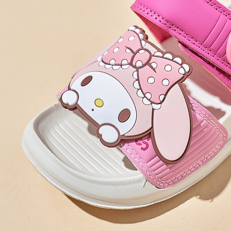 24HA236.28 - SANDAL SIÊU NHẸ PHỐI MÀU GẮN KUROMI