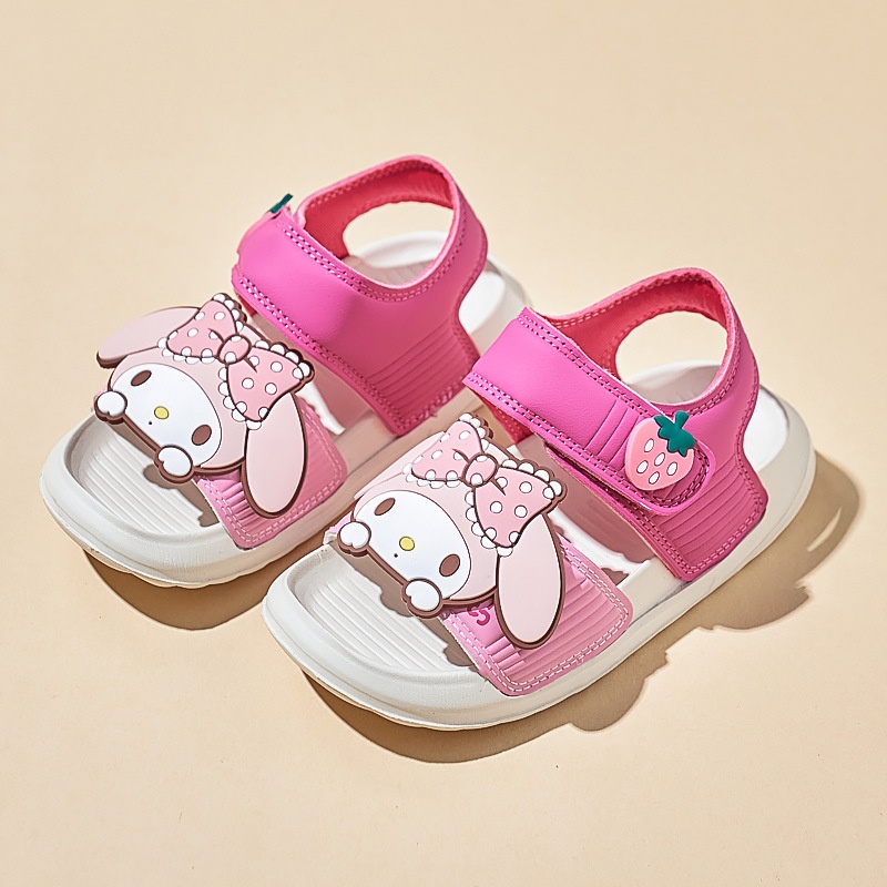 24HA236.28 - SANDAL SIÊU NHẸ PHỐI MÀU GẮN KUROMI