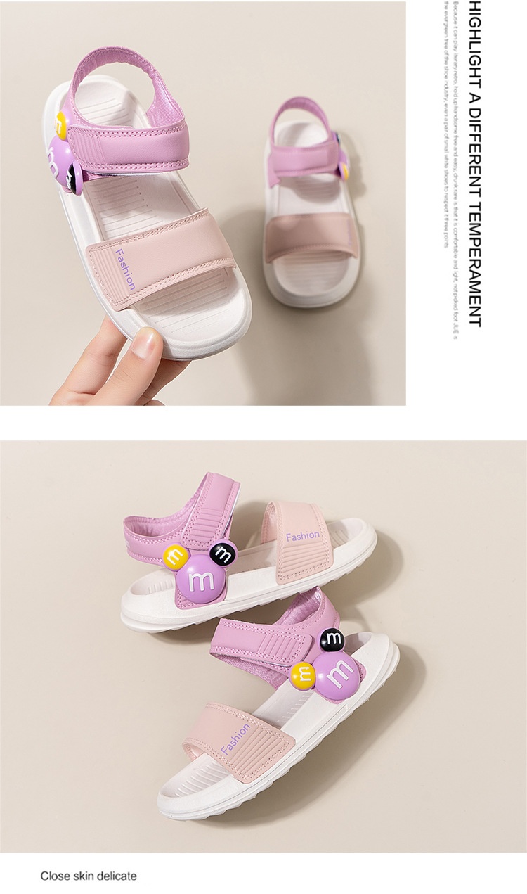 24HA236.18 - SANDAL SIÊU NHẸ BÉ GÁI EIMER DUCK