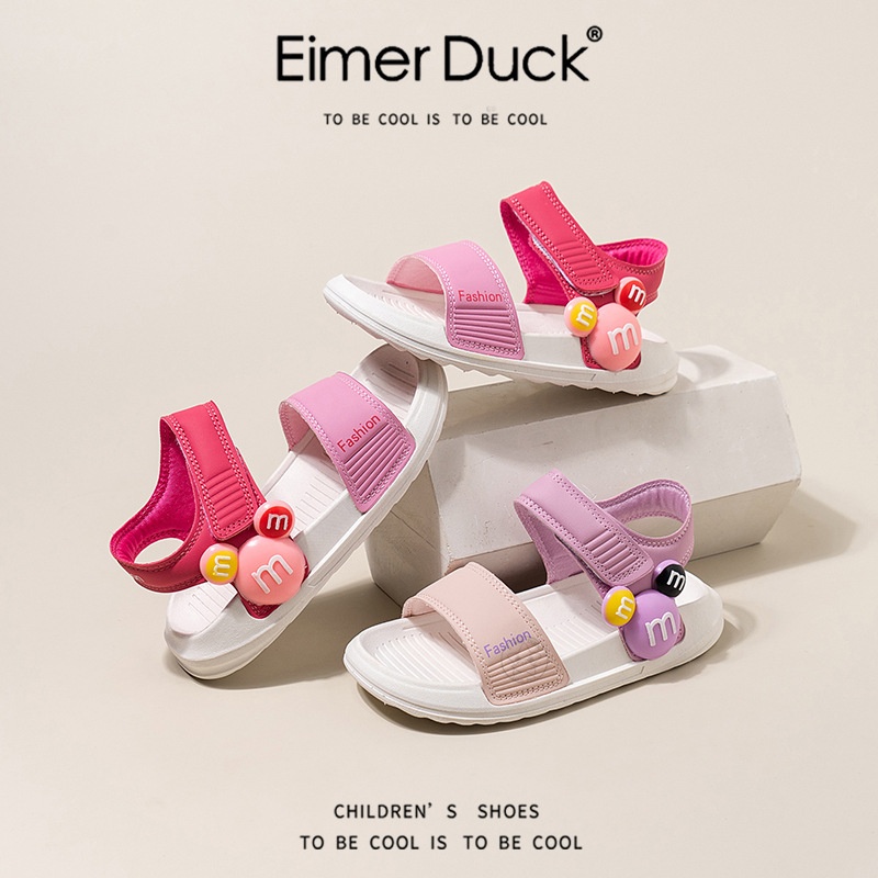 24HA236.18 - SANDAL SIÊU NHẸ BÉ GÁI EIMER DUCK