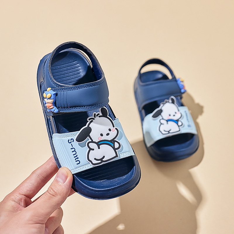 24HA236.28 - SANDAL SIÊU NHẸ PHỐI MÀU GẮN KUROMI
