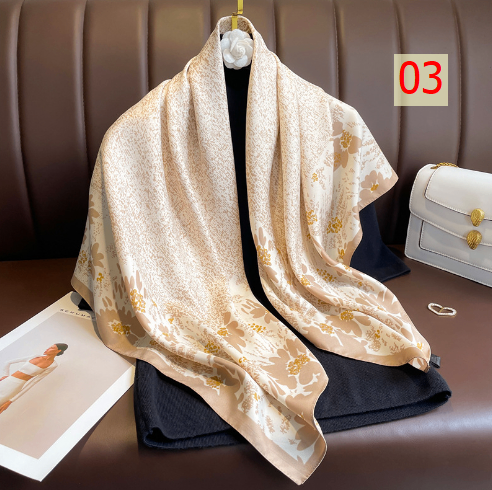 24HA236.09 - SET 2 KHĂN CHOÀNG HOẠ TIẾT