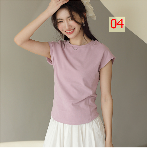24HA246.20 - ÁO THUN TAY HẾN NỮ