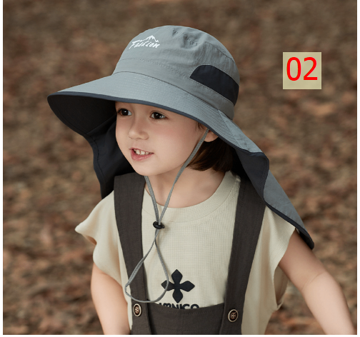 24HA246.01 - MŨ CHỐNG NẮNG RỘNG VÀNH CHO BÉ