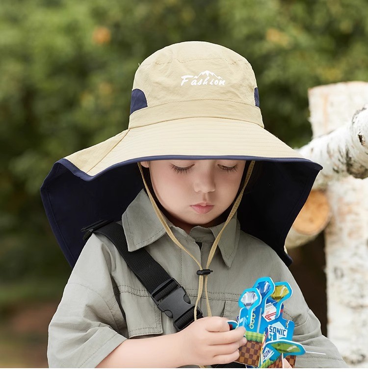 24HA246.01 - MŨ CHỐNG NẮNG RỘNG VÀNH CHO BÉ