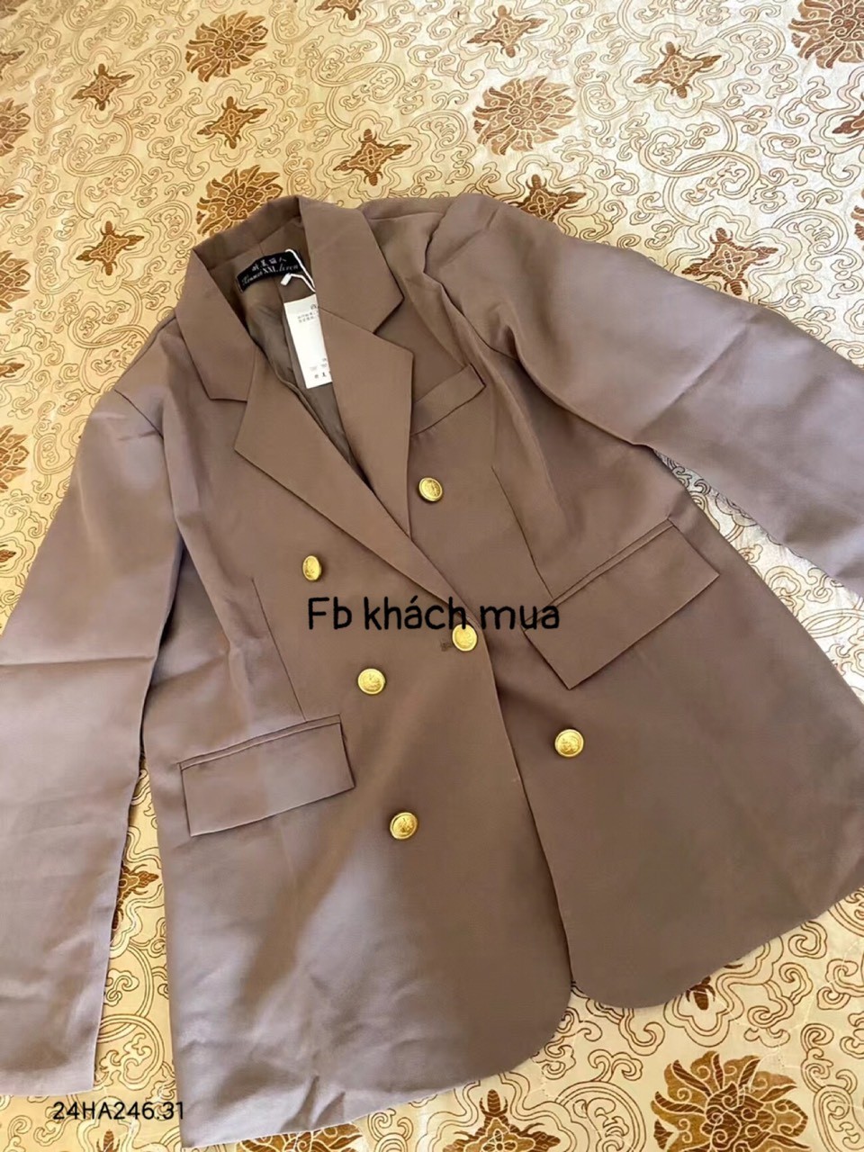 24HA246.31 - ÁO BLAZER NỮ QUỐC DÂN