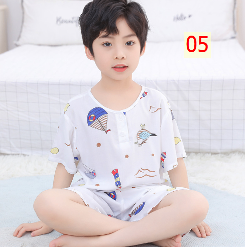 24HA246.09 - BỘ CỘC TAY COTTON LANH LỤA CHO BÉ SIZE 90-120