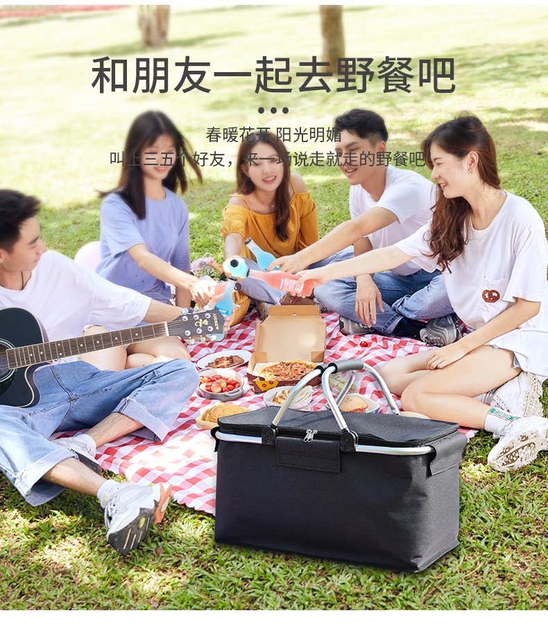 24HA246.12 - GIỎ ĐỰNG ĐỒ PICNIC CÁCH NHIỆT