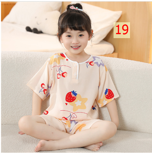 24HA246.09 - BỘ CỘC TAY COTTON LANH LỤA CHO BÉ SIZE 90-120