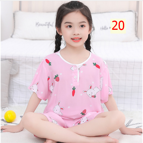 24HA246.09 - BỘ CỘC TAY COTTON LANH LỤA CHO BÉ SIZE 90-120