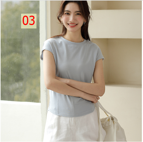 24HA246.20 - ÁO THUN TAY HẾN NỮ