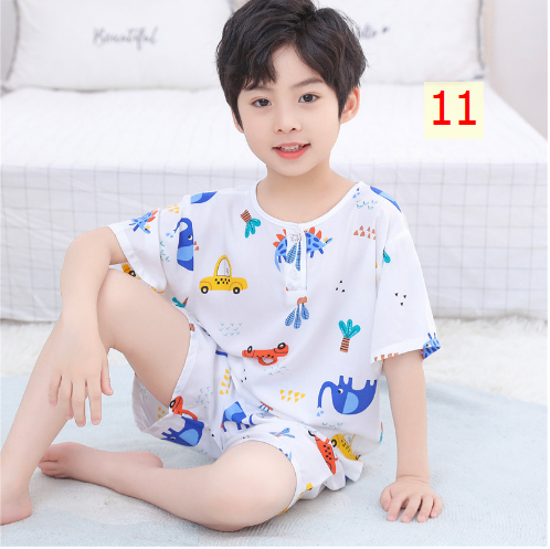 24HA246.09 - BỘ CỘC TAY COTTON LANH LỤA CHO BÉ SIZE 90-120