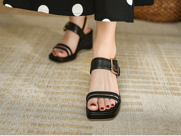 24HA246.25 - SANDAL ĐẾ XUỒNG NỮ