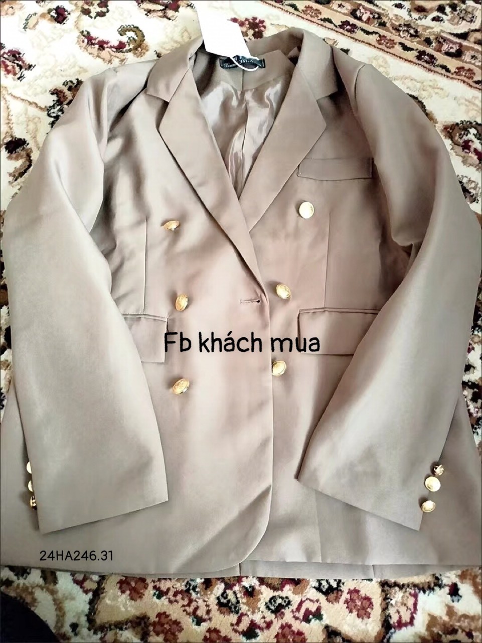 24HA246.31 - ÁO BLAZER NỮ QUỐC DÂN