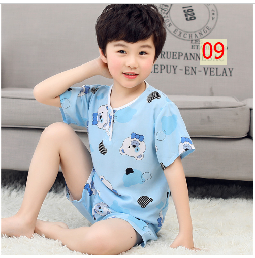 24HA246.09 - BỘ CỘC TAY COTTON LANH LỤA CHO BÉ SIZE 90-120