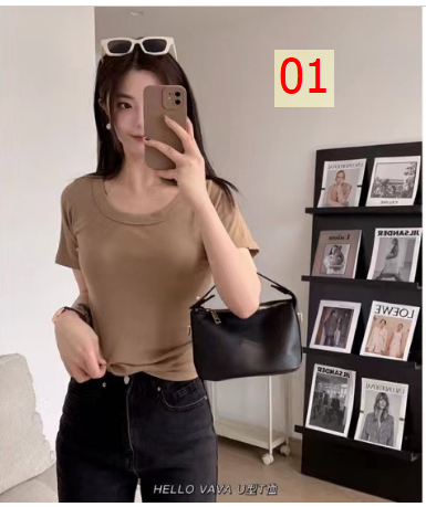 24HA256.15 - ÁO THUN TĂM HELLO VAVA NỮ