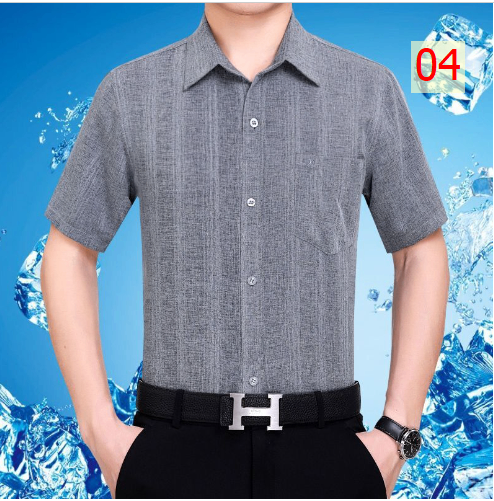 24HA256.22 - ÁO SƠ MI CỘC TAY CHO BỐ