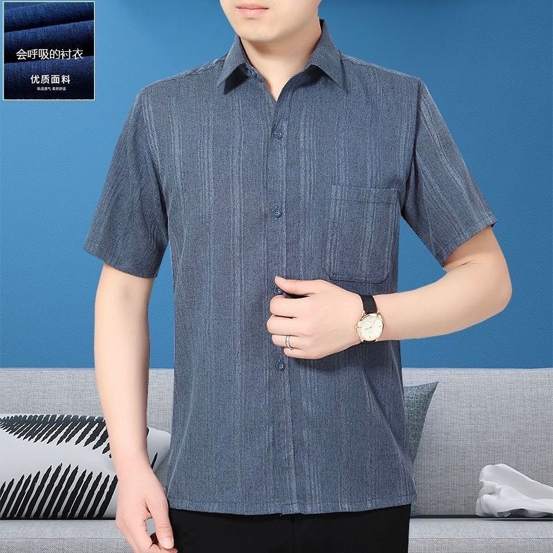 24HA256.22 - ÁO SƠ MI CỘC TAY CHO BỐ
