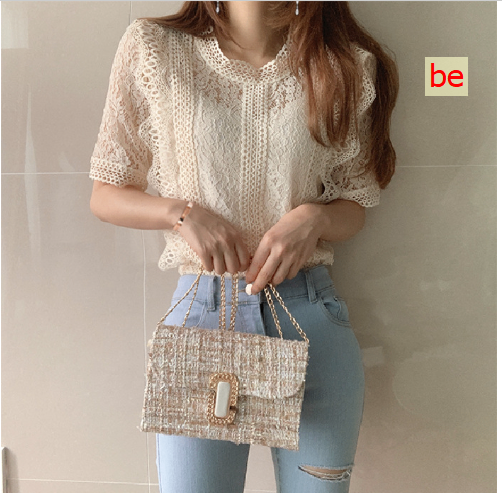 24HA256.01 - SƠ MI PHỐI REN NỮ
