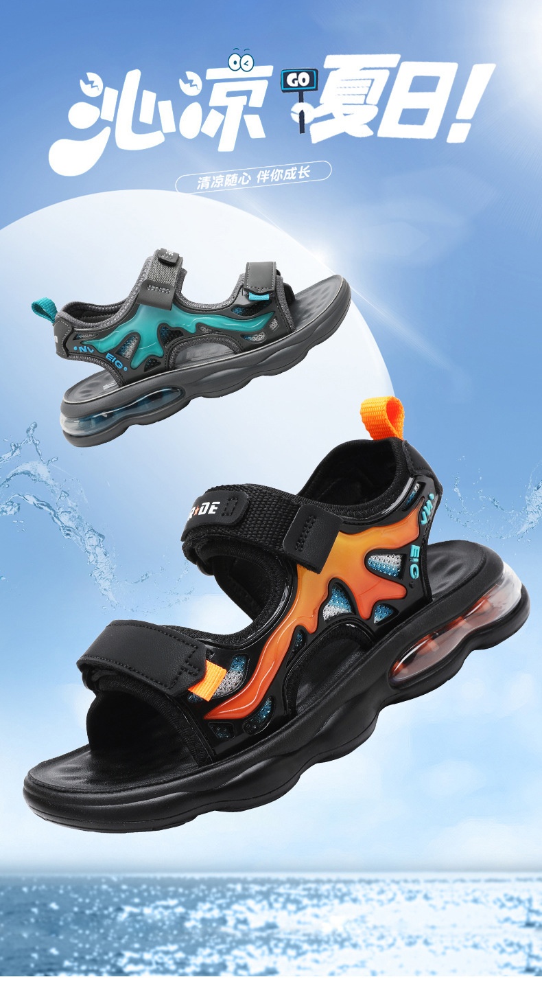 24HA266.07 - SANDAL BÉ TRAI QUẢNG CHÂU CAO CẤP