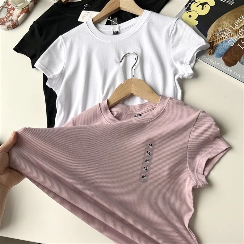 24HA266.13 - ÁO THUN NỮ SLIM FIT