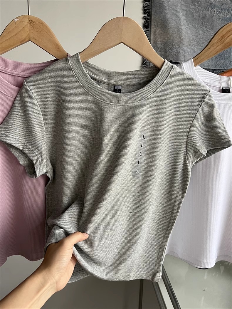 24HA266.13 - ÁO THUN NỮ SLIM FIT