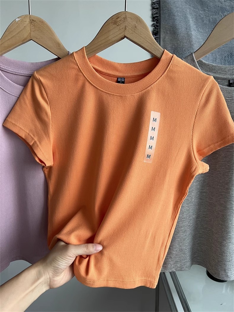24HA266.13 - ÁO THUN NỮ SLIM FIT