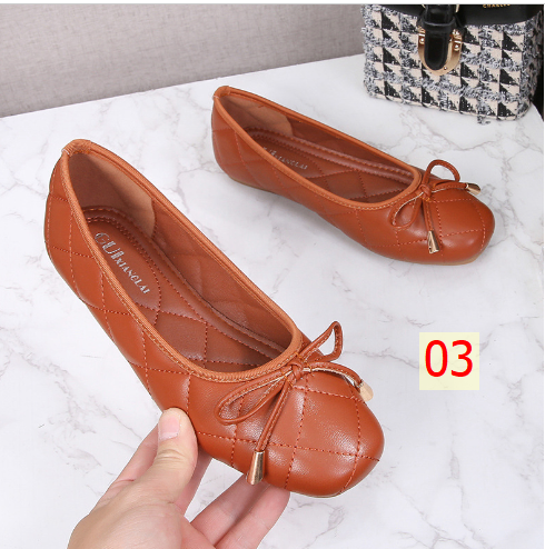 24HA276.02 - GIÀY BẾ BẰNG THẮT NƠ
