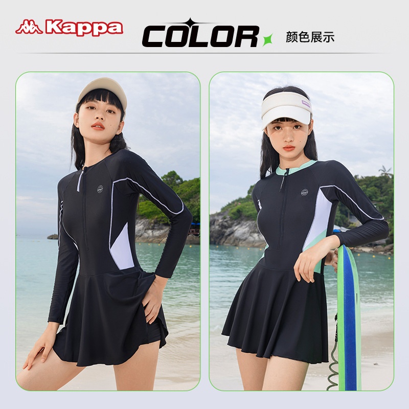 24HA276.27 - BỘ VÁY BƠI KAPPA LIỀN THÂN