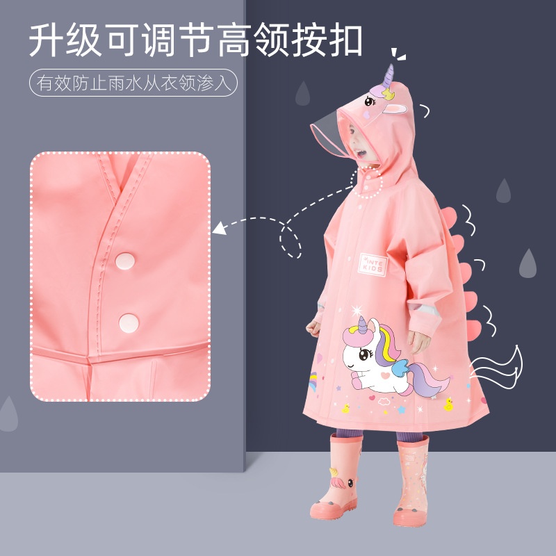 24HA286.19 - ÁO MƯA HOẠT HÌNH CHO BÉ