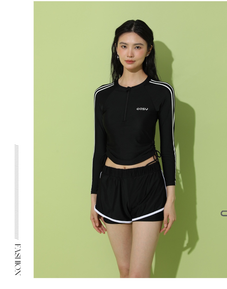 24HA286.14 - BỘ BƠI DÀI TAY 2 MÀU