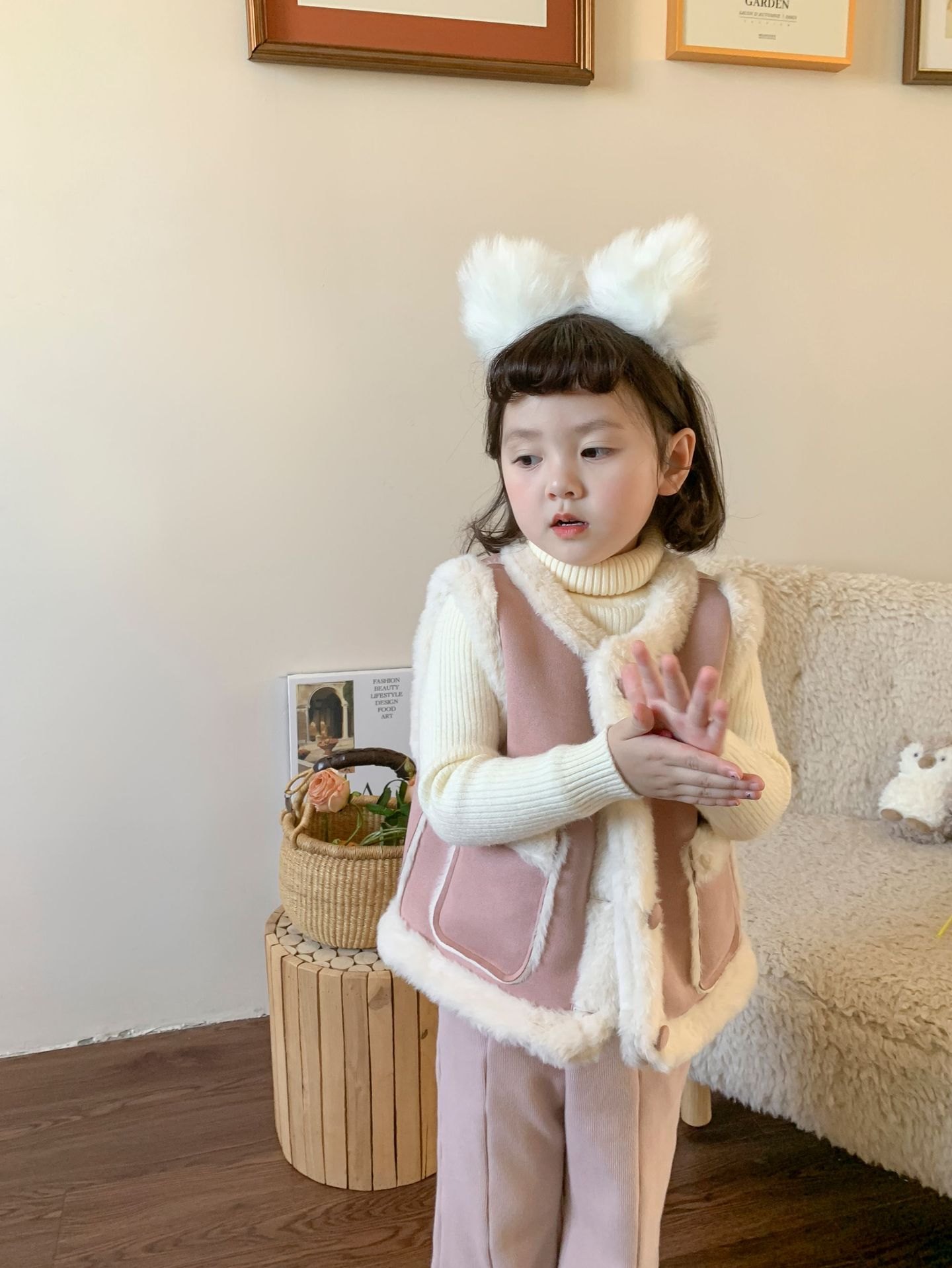 24HA296.32 - ÁO GILE 2 MẶT CHO BÉ