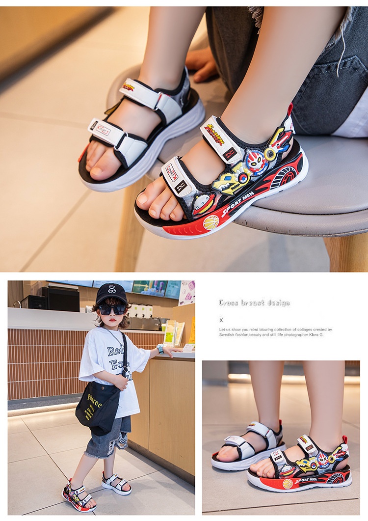 24HA296.08 - SANDAL SPORT MAN BÉ TRAI
