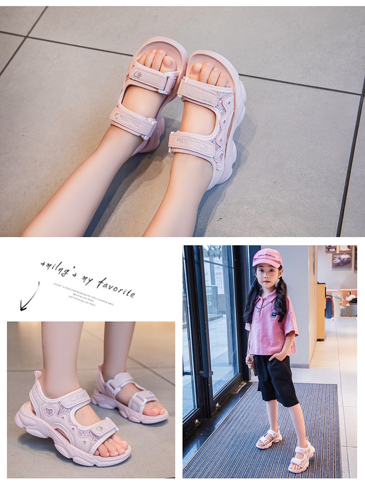 24HA296.09 - SANDAL BÉ GÁI