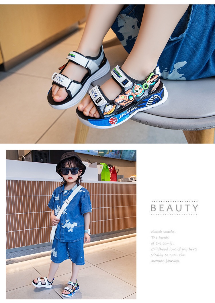 24HA296.08 - SANDAL SPORT MAN BÉ TRAI