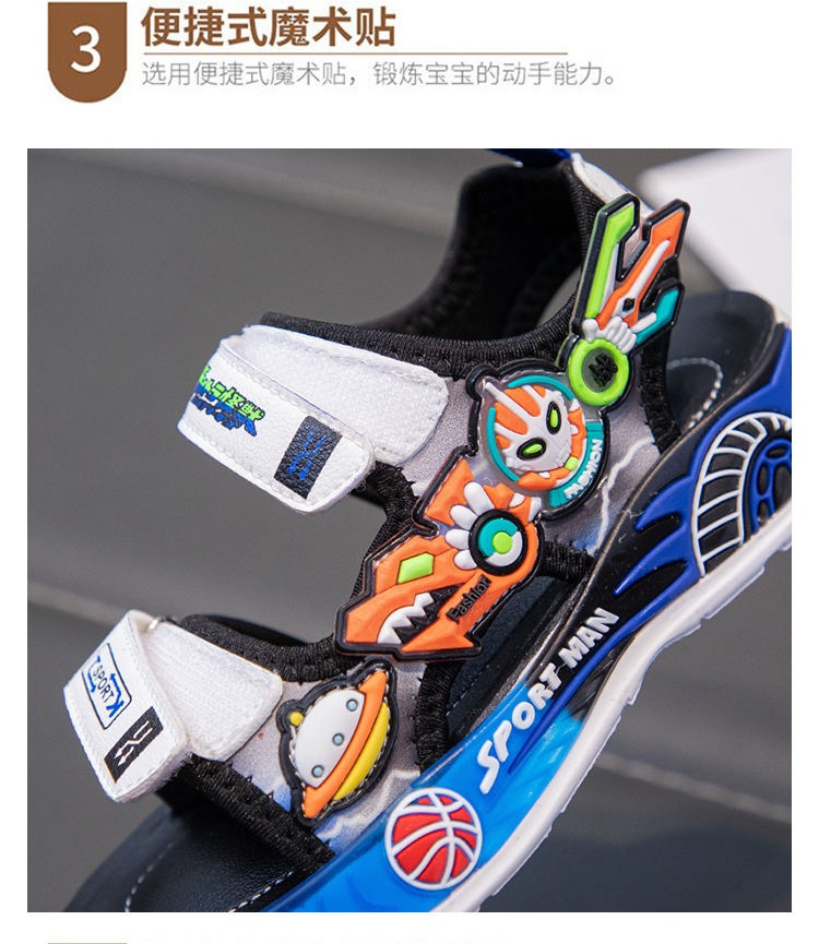 24HA296.08 - SANDAL SPORT MAN BÉ TRAI