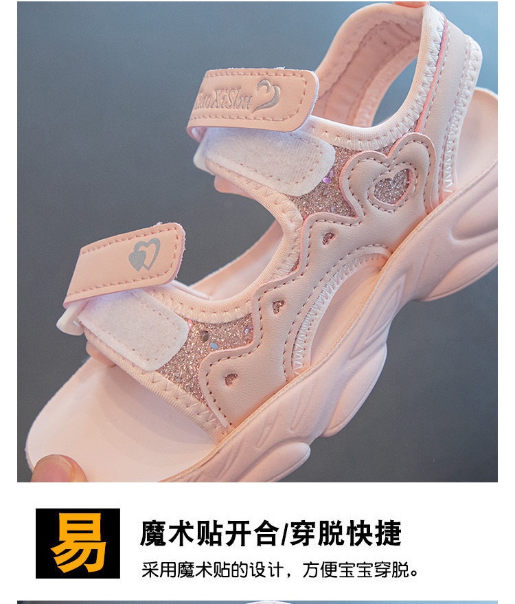 24HA296.09 - SANDAL BÉ GÁI