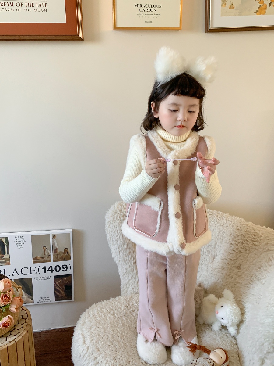 24HA296.32 - ÁO GILE 2 MẶT CHO BÉ