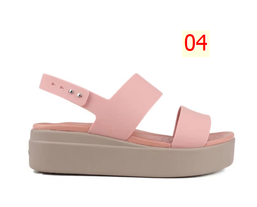 24HA296.20 - SANDAL CROCS NỮ ĐẾ DÀY