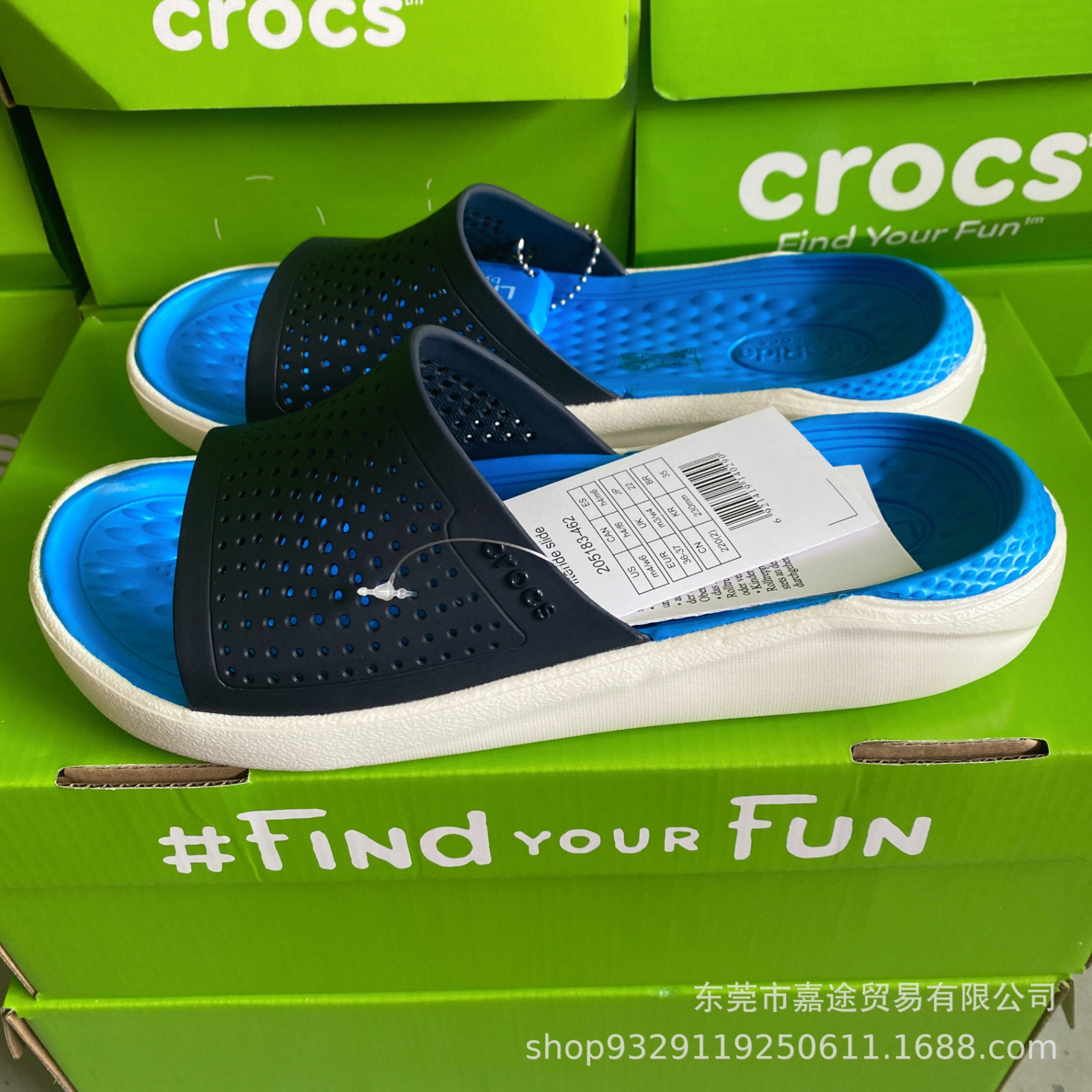 24HA306.17 - DÉP CROCS XUẤT LITERIDE