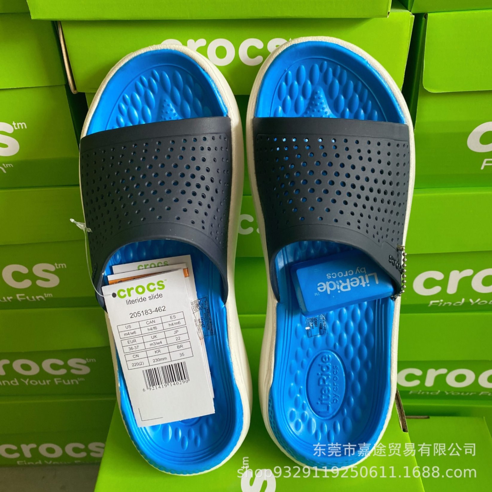 24HA306.17 - DÉP CROCS XUẤT LITERIDE