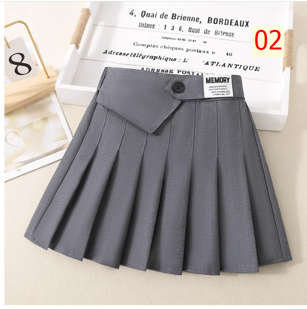 24HA17.14 - CHÂN VÁY XẾP LY CHO BÉ GÁI