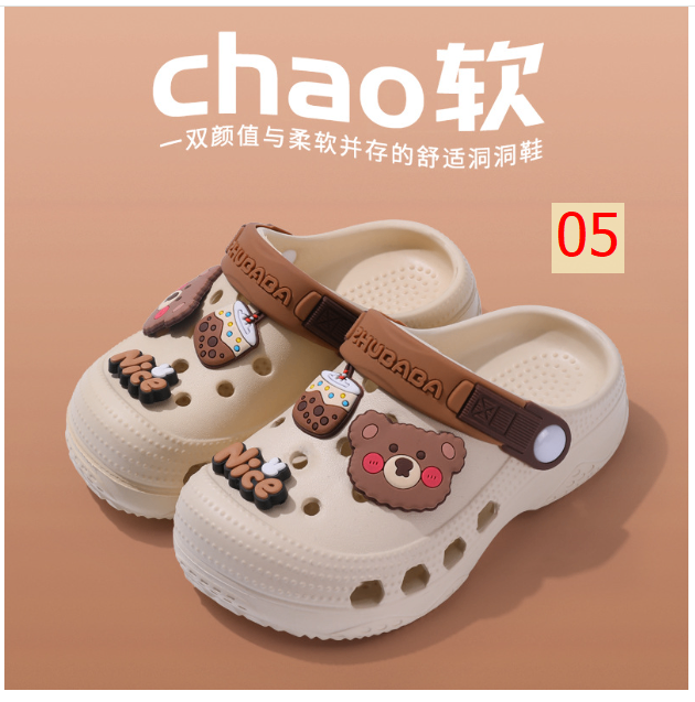 24HA17.12 - SỤC CROCS CUTE CHO BÉ