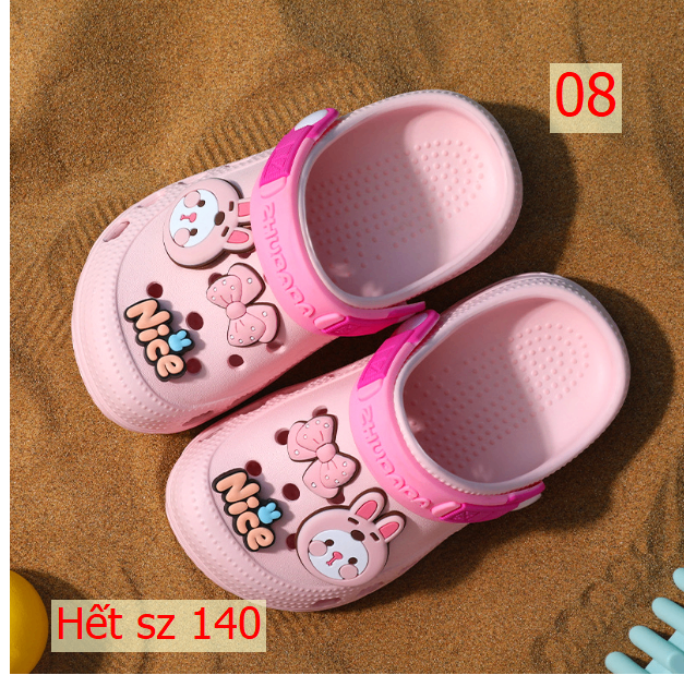 24HA17.12 - SỤC CROCS CUTE CHO BÉ