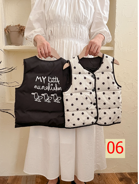 24HA27.17 - ÁO GILE 2 MẶT CHO BÉ