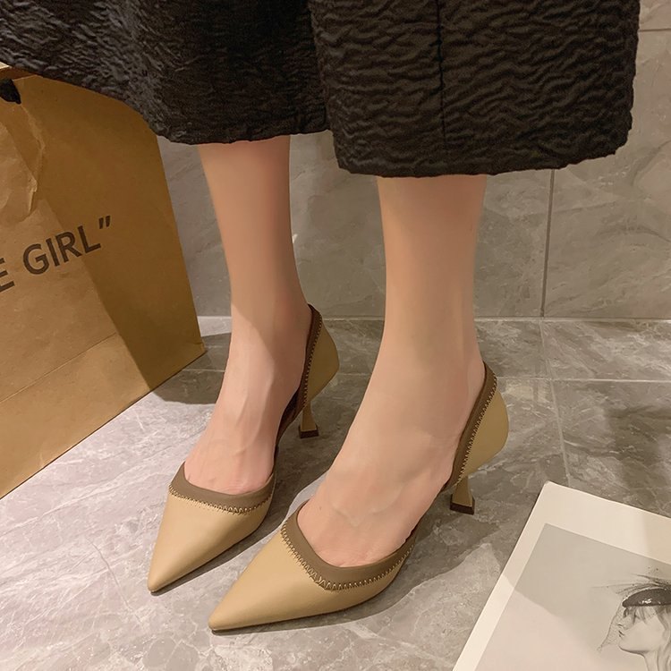 24HA27.19 - GIÀY CAO GÓT PHỐI MÀU