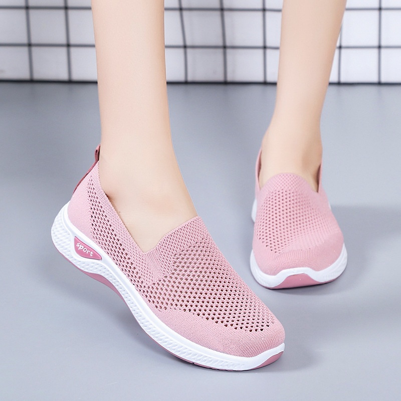 24HA177.11 - GIÀY LƯỜI SPORT THOÁNG KHÍ NỮ